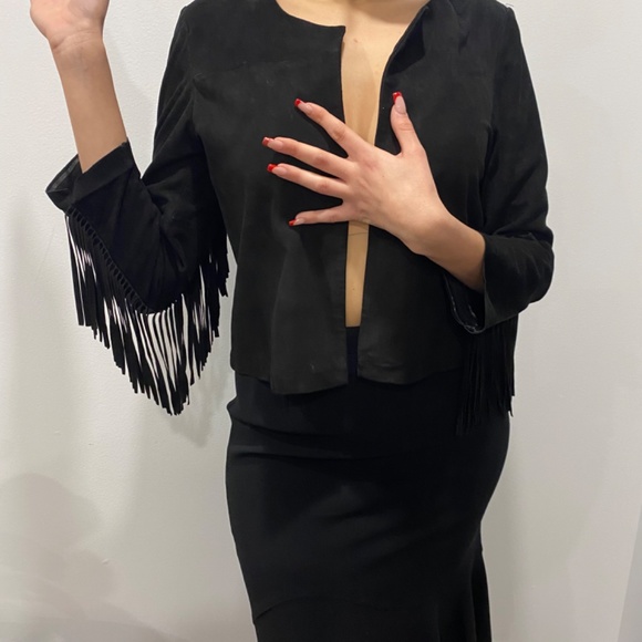 J Brand Genuine Leather Top - Picture 3 of 3